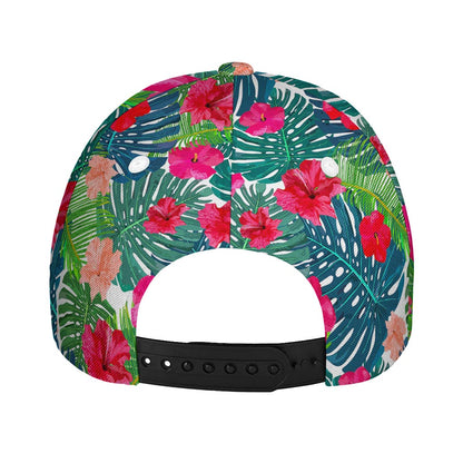 Colorful Hawaii Floral Pattern Print Baseball Cap