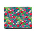 Colorful Hawaii Floral Pattern Print Bifold Wallet