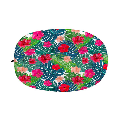 Colorful Hawaii Floral Pattern Print Car Side Mirror Covers