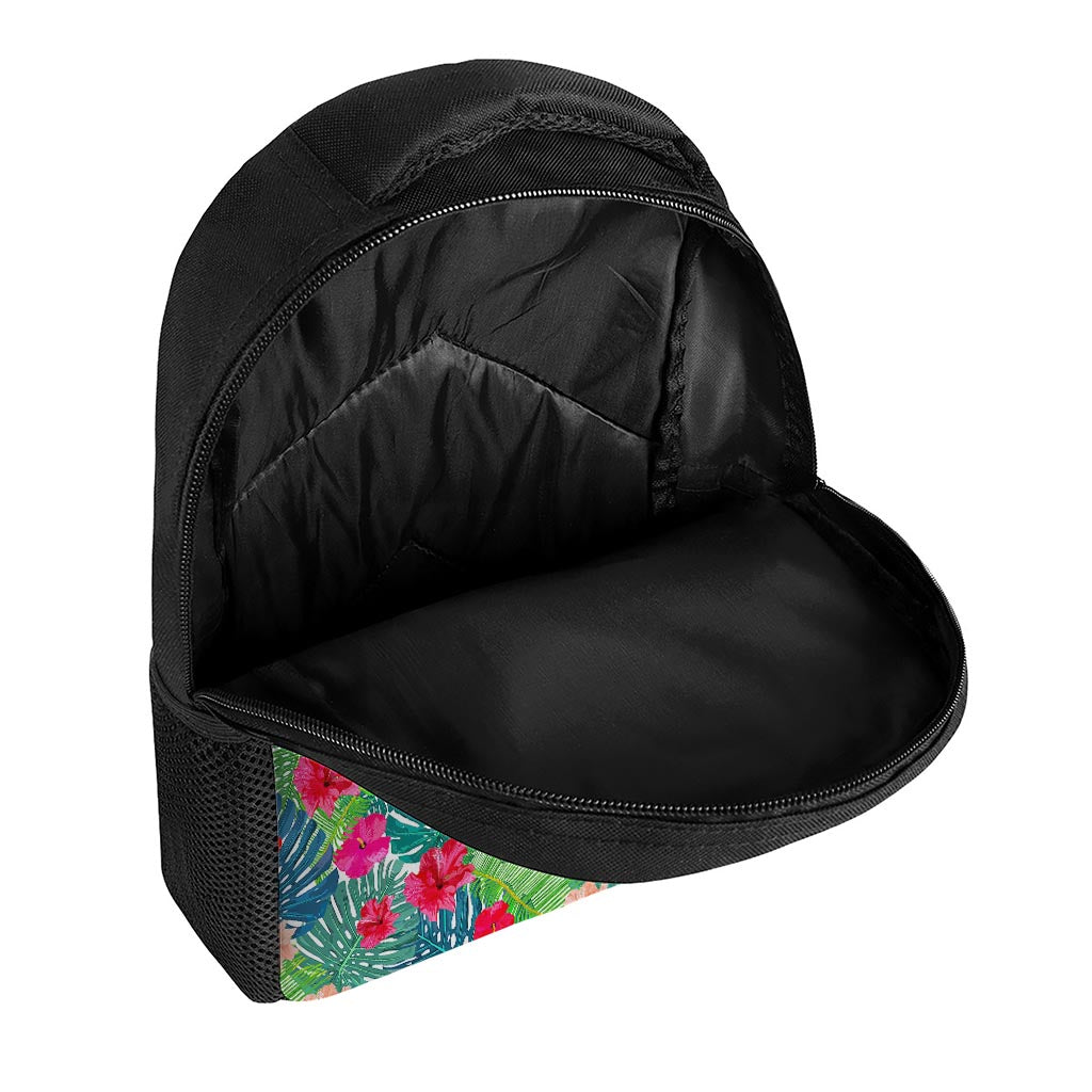 Colorful Hawaii Floral Pattern Print Casual Backpack