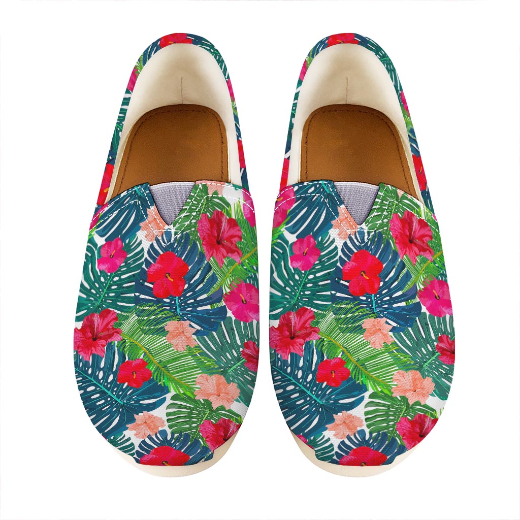 Colorful Hawaii Floral Pattern Print Casual Shoes