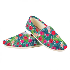 Colorful Hawaii Floral Pattern Print Casual Shoes