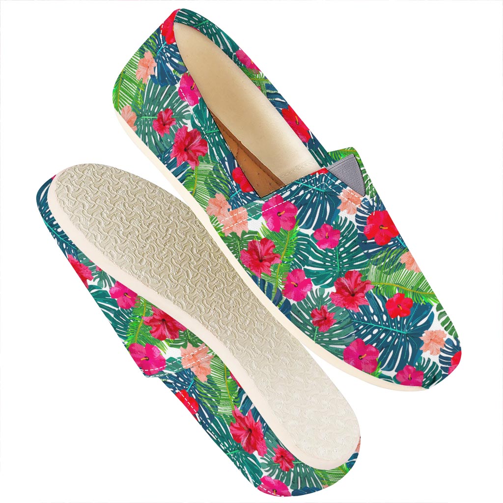 Colorful Hawaii Floral Pattern Print Casual Shoes