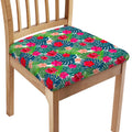 Colorful Hawaii Floral Pattern Print Chair Cushion Cover
