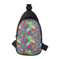 Colorful Hawaii Floral Pattern Print Sling Bag