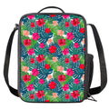 Colorful Hawaii Floral Pattern Print Crossbody Lunch Bag