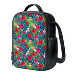 Colorful Hawaii Floral Pattern Print Crossbody Lunch Bag