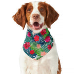 Colorful Hawaii Floral Pattern Print Dog Bandana