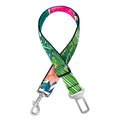 Colorful Hawaii Floral Pattern Print Dog Seat Belt
