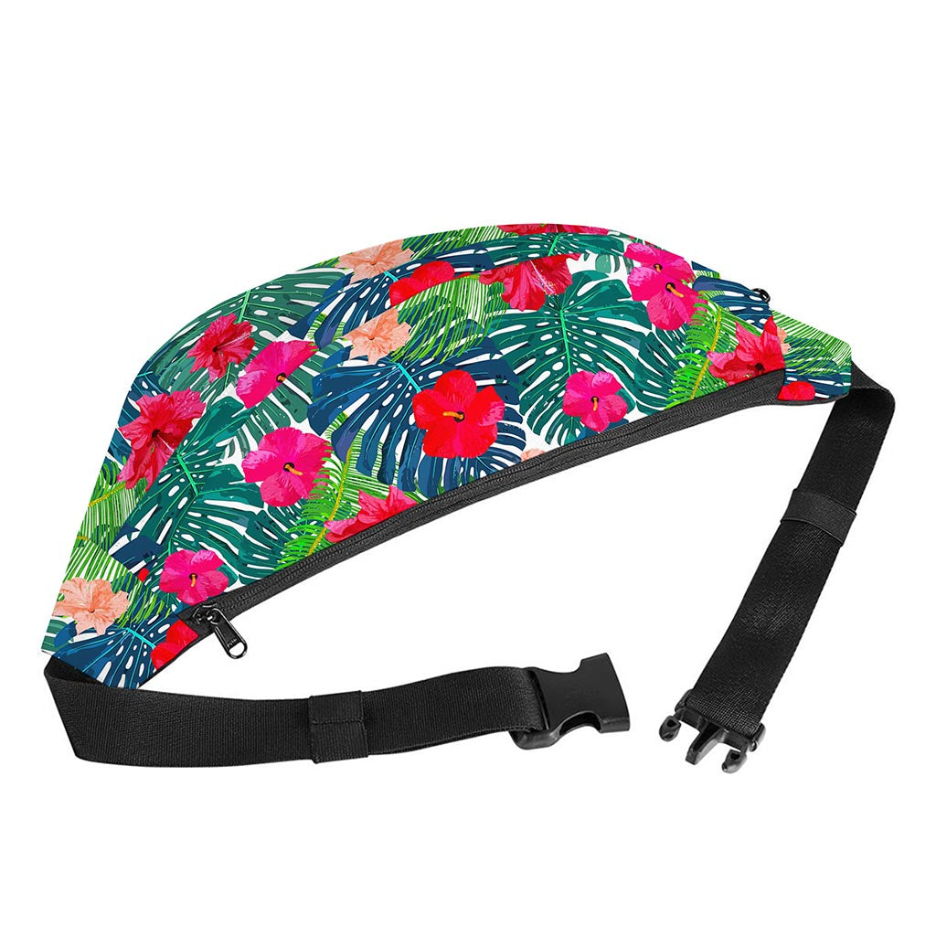 Colorful Hawaii Floral Pattern Print Fanny Pack