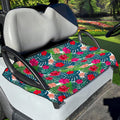 Colorful Hawaii Floral Pattern Print Golf Cart Seat Cover