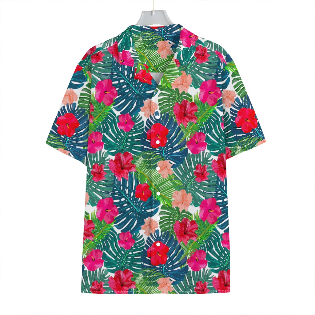 Colorful Hawaii Floral Pattern Print Hawaiian Shirt