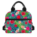 Colorful Hawaii Floral Pattern Print Insulated Lunch Bag