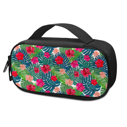 Colorful Hawaii Floral Pattern Print Insulin Cooler Travel Case