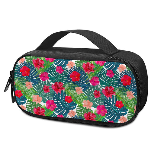 Colorful Hawaii Floral Pattern Print Insulin Cooler Travel Case