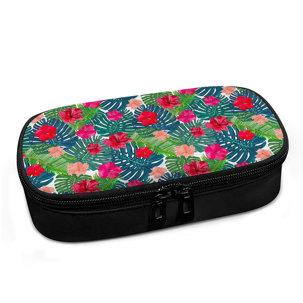 Colorful Hawaii Floral Pattern Print Insulin Cooler Travel Case