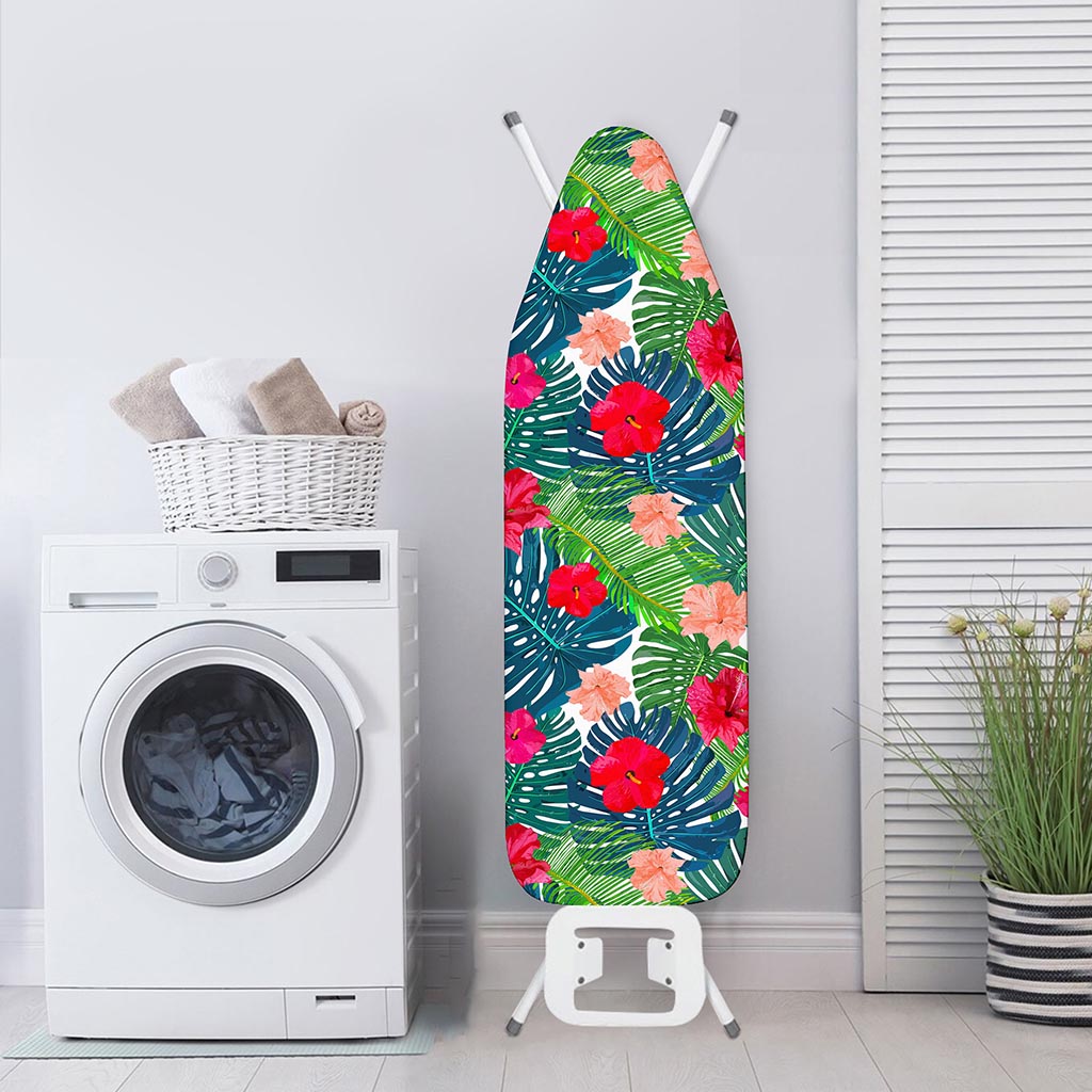 Colorful Hawaii Floral Pattern Print Ironing Board Cover