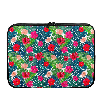 Colorful Hawaii Floral Pattern Print Laptop Sleeve