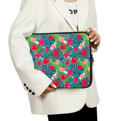 Colorful Hawaii Floral Pattern Print Laptop Sleeve