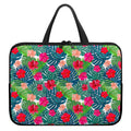 Colorful Hawaii Floral Pattern Print Laptop Sleeve With Handle
