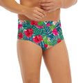 Colorful Hawaii Floral Pattern Print Men's Briefs