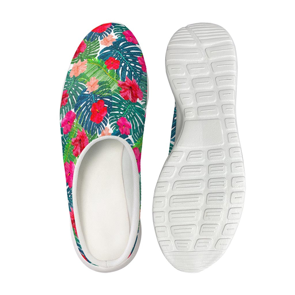 Colorful Hawaii Floral Pattern Print Mesh Casual Shoes