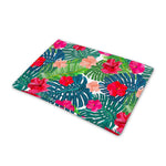 Colorful Hawaii Floral Pattern Print Pet Cooling Mat Cover