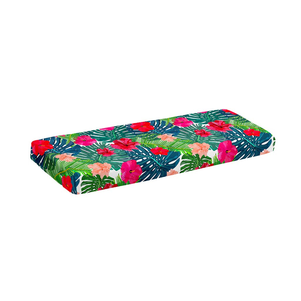 Colorful Hawaii Floral Pattern Print Piano Keyboard Cover