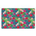 Colorful Hawaii Floral Pattern Print Polyester Doormat