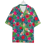 Colorful Hawaii Floral Pattern Print Rayon Hawaiian Shirt