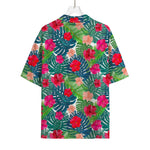 Colorful Hawaii Floral Pattern Print Rayon Hawaiian Shirt