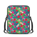 Colorful Hawaii Floral Pattern Print Rectangular Crossbody Bag