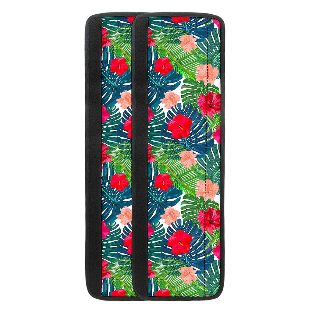 Colorful Hawaii Floral Pattern Print Refrigerator Handle Covers