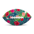 Colorful Hawaii Floral Pattern Print Rugby Ball