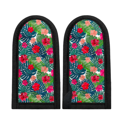 Colorful Hawaii Floral Pattern Print Skillet Handle Cover