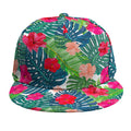 Colorful Hawaii Floral Pattern Print Snapback Cap