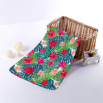 Colorful Hawaii Floral Pattern Print Towel