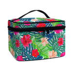 Colorful Hawaii Floral Pattern Print Travel Makeup Bag