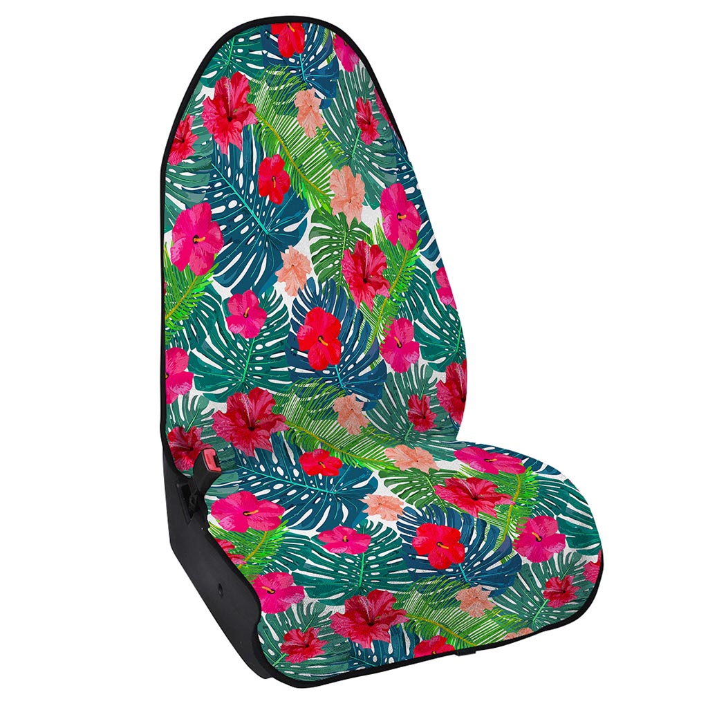 Colorful Hawaii Floral Pattern Print Waterproof Car Seat Cover