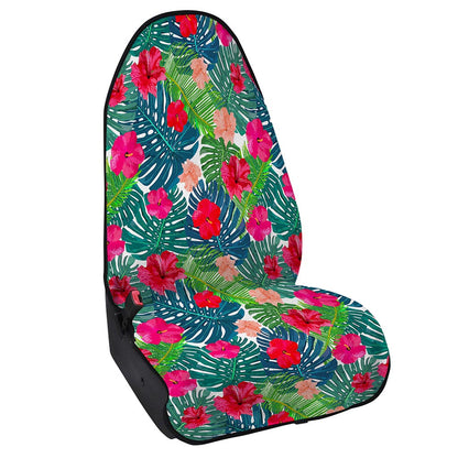 Colorful Hawaii Floral Pattern Print Waterproof Car Seat Cover