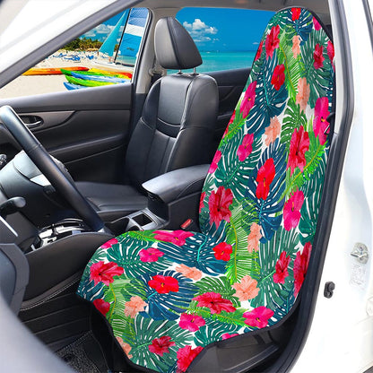 Colorful Hawaii Floral Pattern Print Waterproof Car Seat Cover