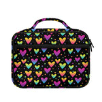 Colorful Heart Pattern Print Briefcase Bible Bag