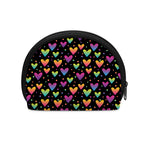 Colorful Heart Pattern Print Coin Purse