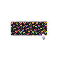 Colorful Heart Pattern Print Extended Mouse Pad