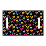 Colorful Heart Pattern Print Golf Cart Seat Cover