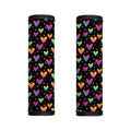 Colorful Heart Pattern Print Handle Covers