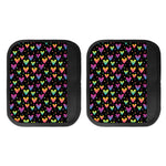 Colorful Heart Pattern Print Handle Covers