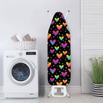 Colorful Heart Pattern Print Ironing Board Cover