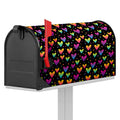 Colorful Heart Pattern Print Mailbox Cover
