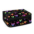 Colorful Heart Pattern Print Small Lunch Bag